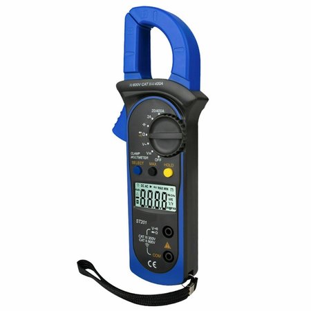 SANOXY Digital Multimeter Tester AC DC Volt Ohm Amp Clamp Meter Auto Range LCD Handheld-blue PPT-193864666062-blue